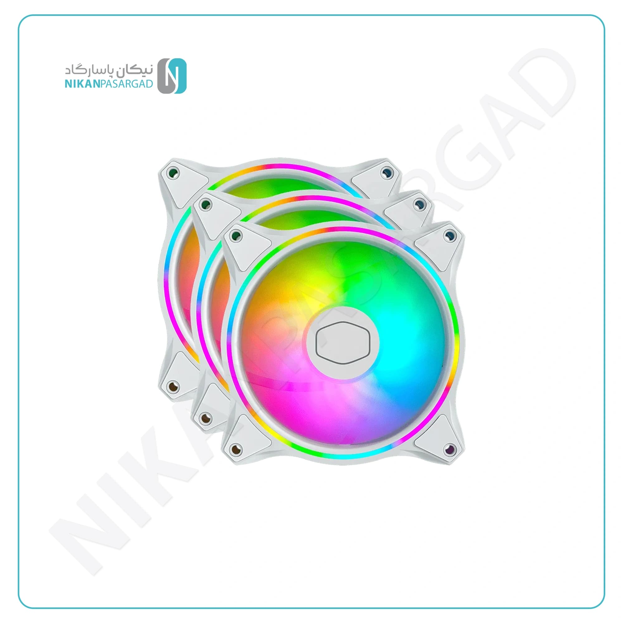 فن کیس کولر مستر مدل COOLER MASTER MF120 HALO 3IN1 WHITE — تصویر ۳