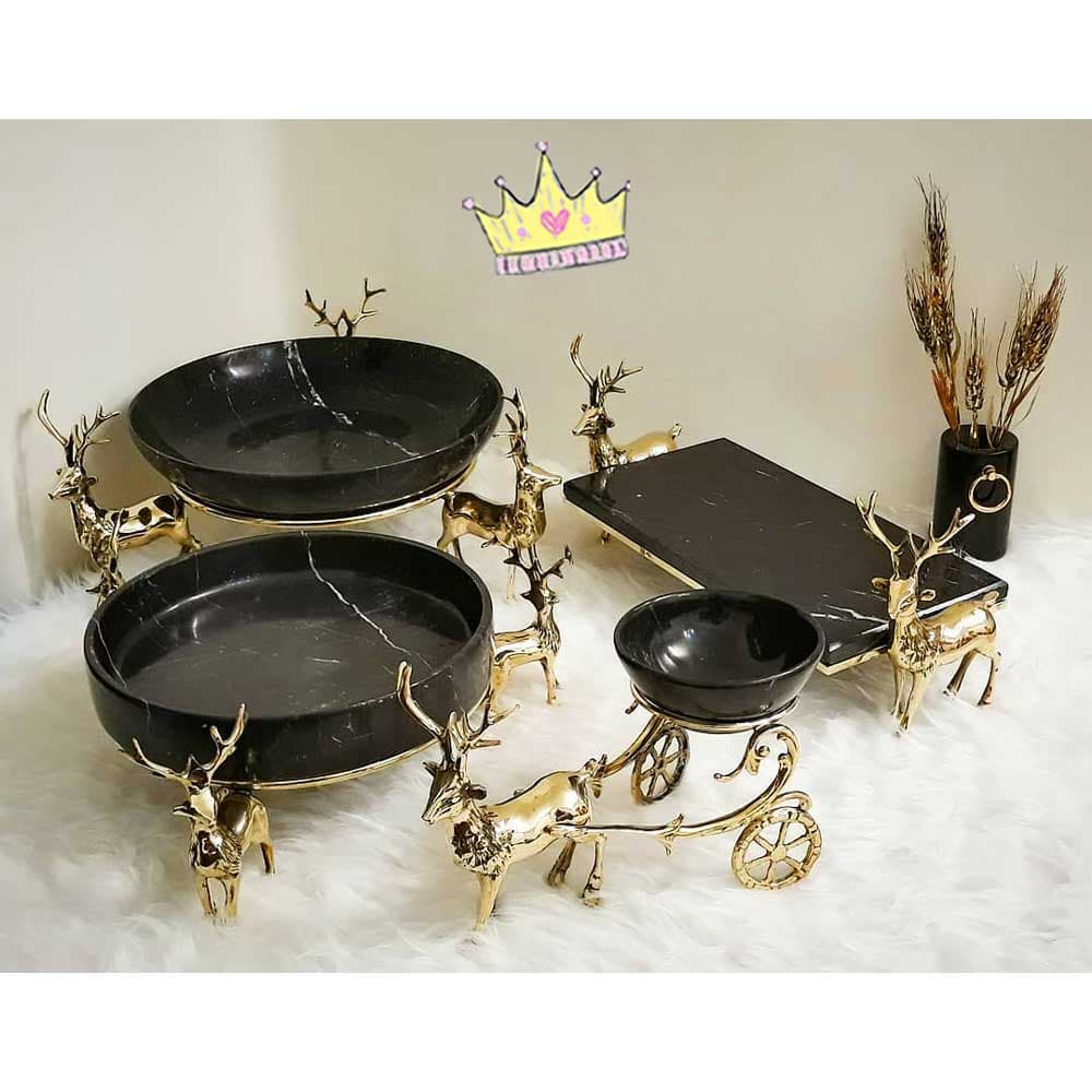 میوه خوری (آجیل خوری) استوانه ای سنگی بزرگ لبه دار — تصویر ۳