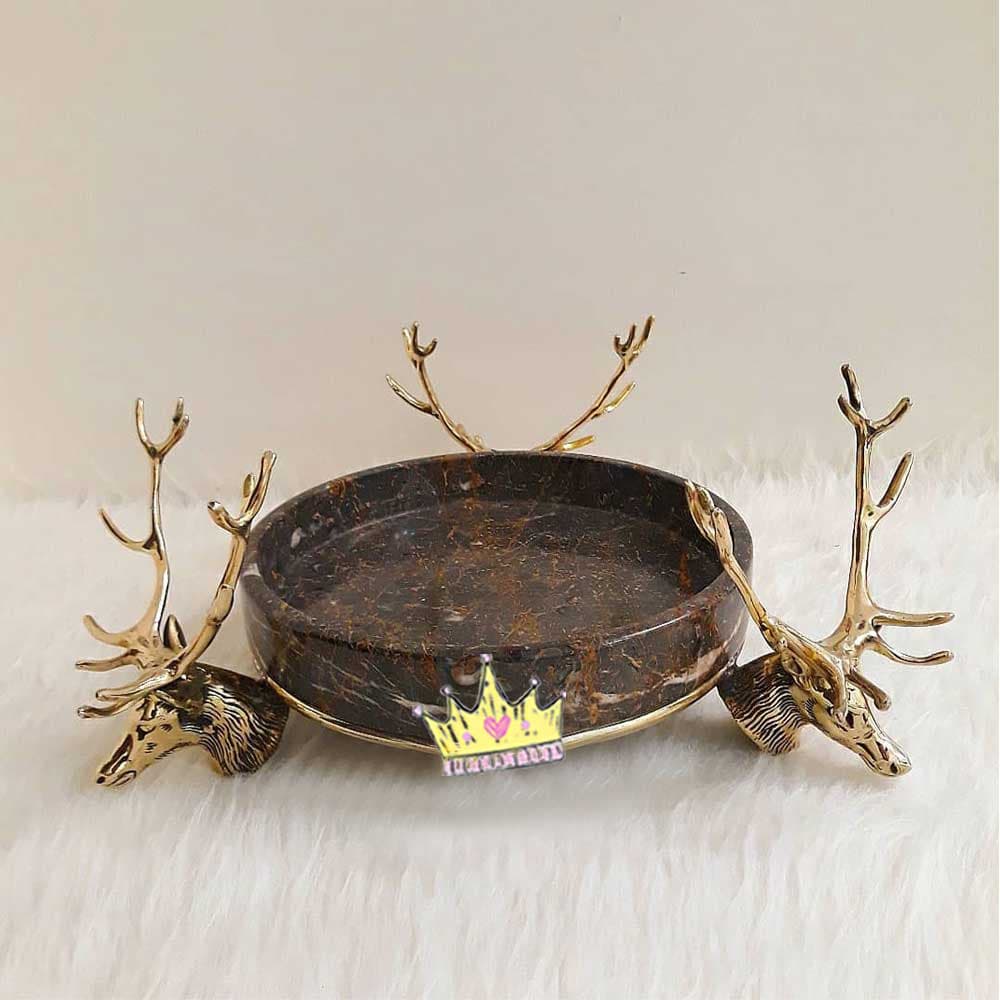 میوه خوری (آجیل خوری) استوانه ای سنگی بزرگ لبه دار — تصویر ۷