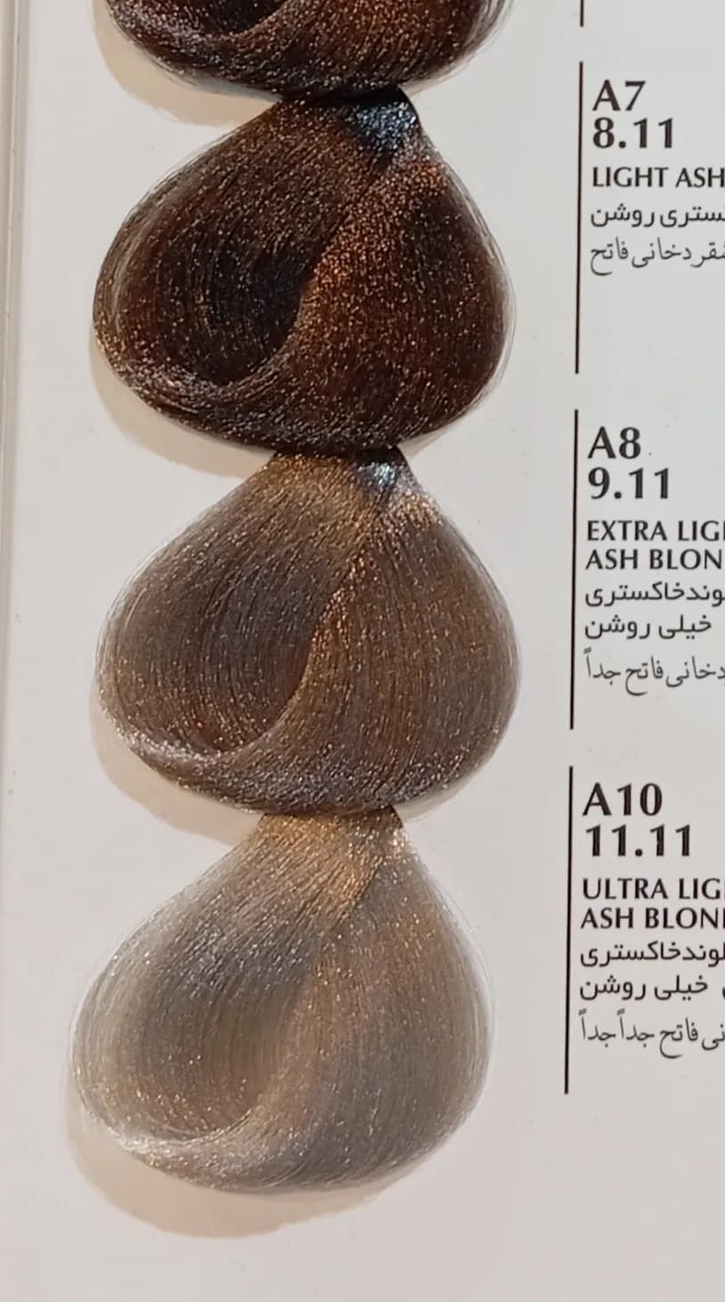رنگ مو بلگا بلوند خاکستری خیلی خیلی روشن BELGA A10 — تصویر ۲