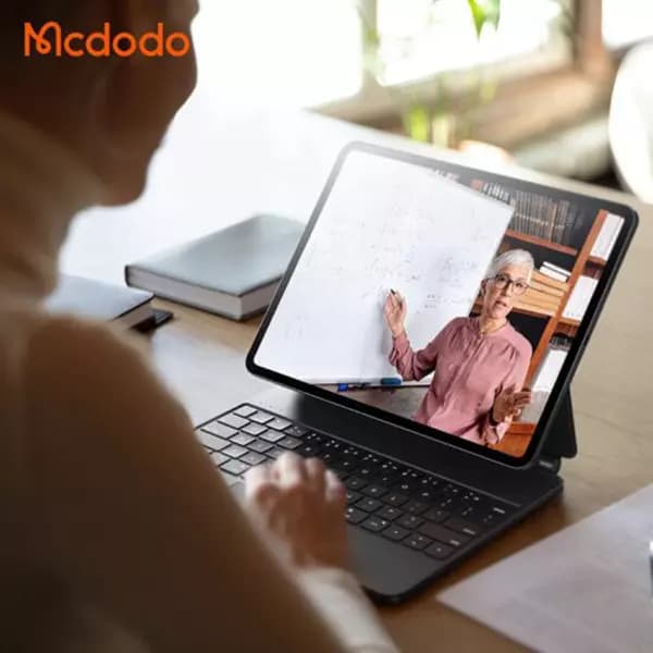 کاور هوشمند و کیبورد آیپد پرو 12.9 و 13 اینچ مک دودو مدل KB-7191 — تصویر ۴