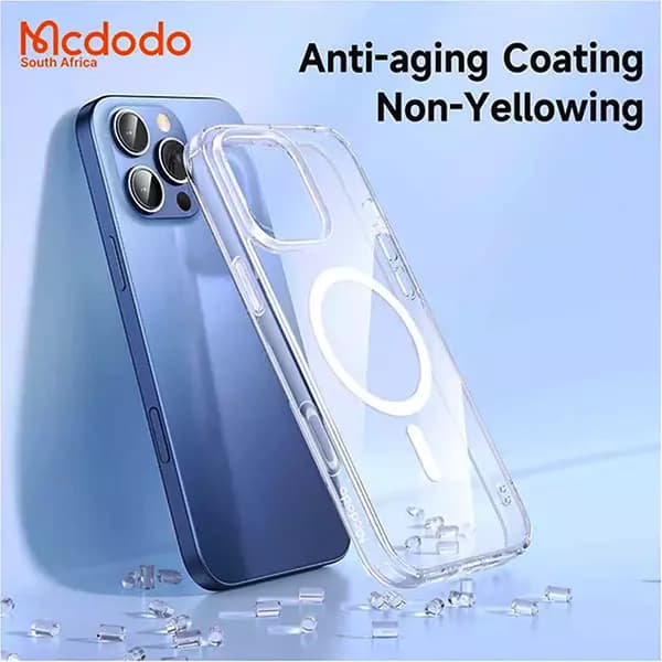قاب شفاف مگنتی گوشی آیفون 16 iPhone مک دودو مدل PC-4920 — تصویر ۴