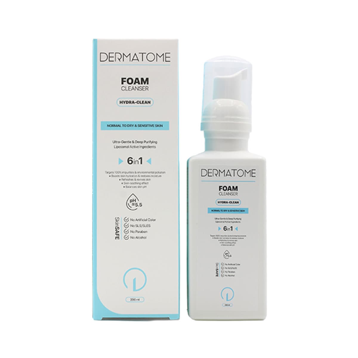 فوم شوینده، پاک کننده و مرطوب کننده پوست خشک صورت درماتوم- DERMATOME