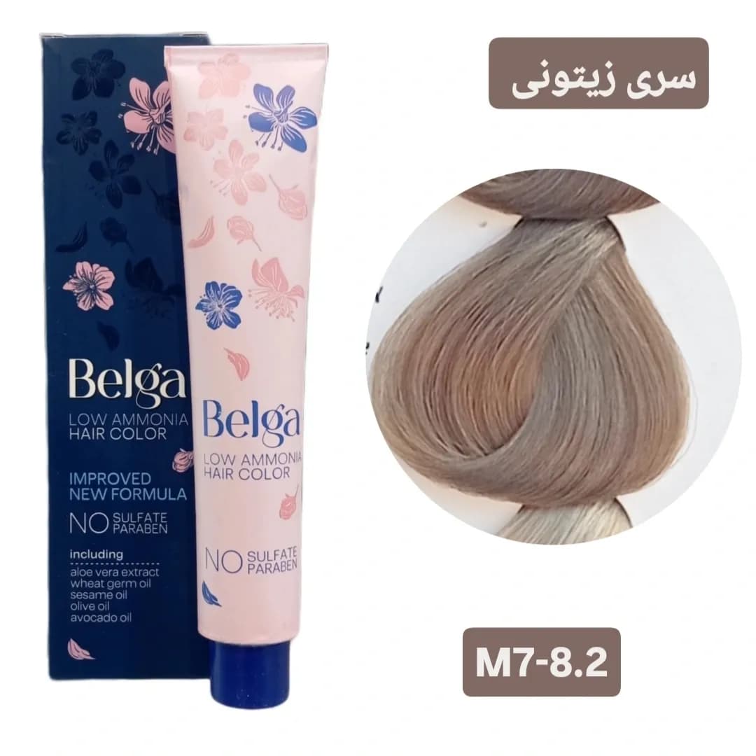 رنگ مو بلگا بلوند زیتونی روشن BELGA M7