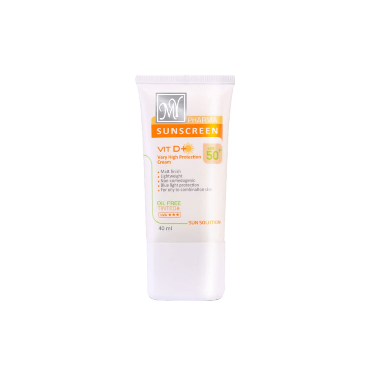کرم ضد آفتاب رنگی SPF50مناسب انواع پوست حجم ۴۰ میلی لیتر مای فارما -My Pharma — تصویر ۲