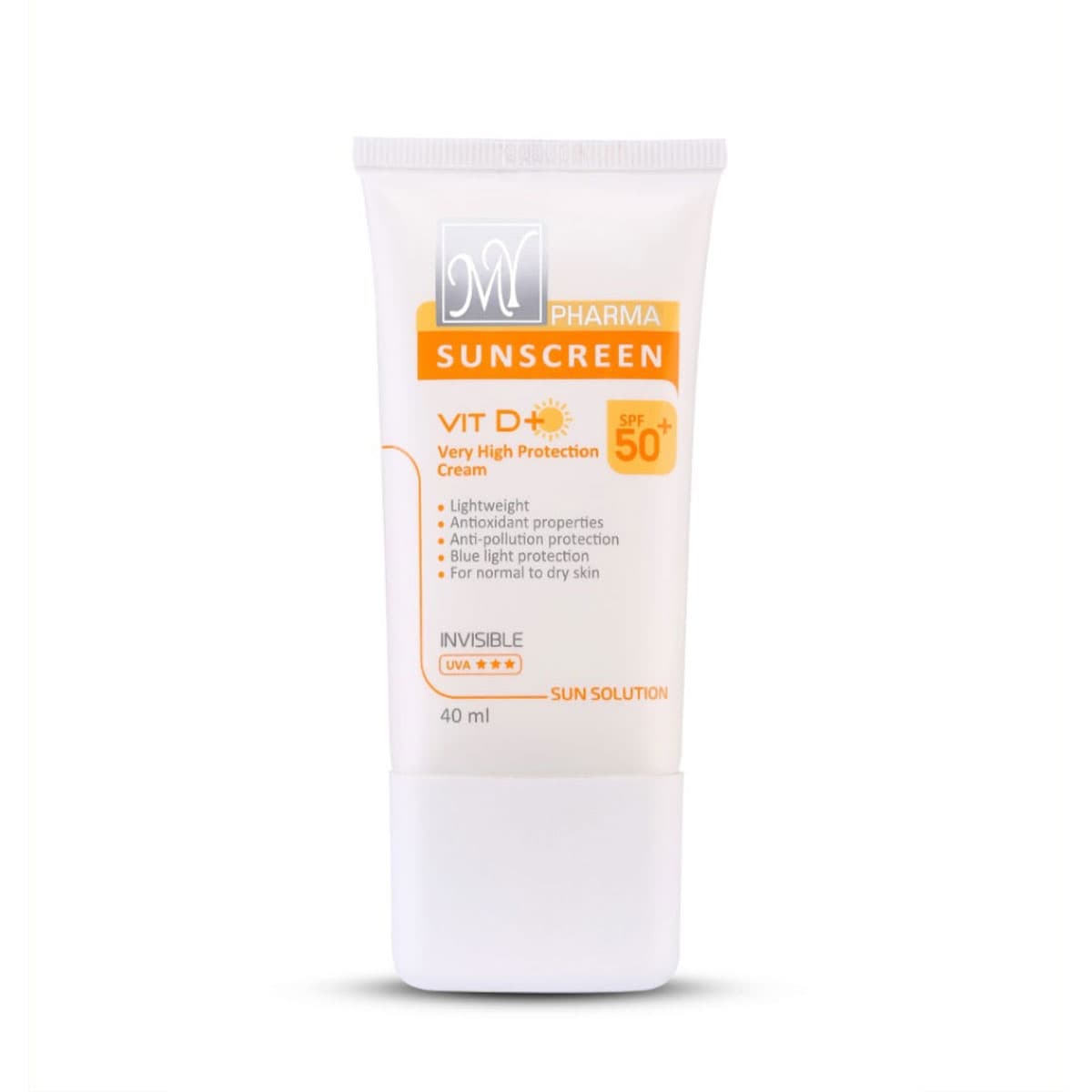 کرم ضد آفتاب رنگی SPF50مناسب انواع پوست حجم ۴۰ میلی لیتر مای فارما -My Pharma