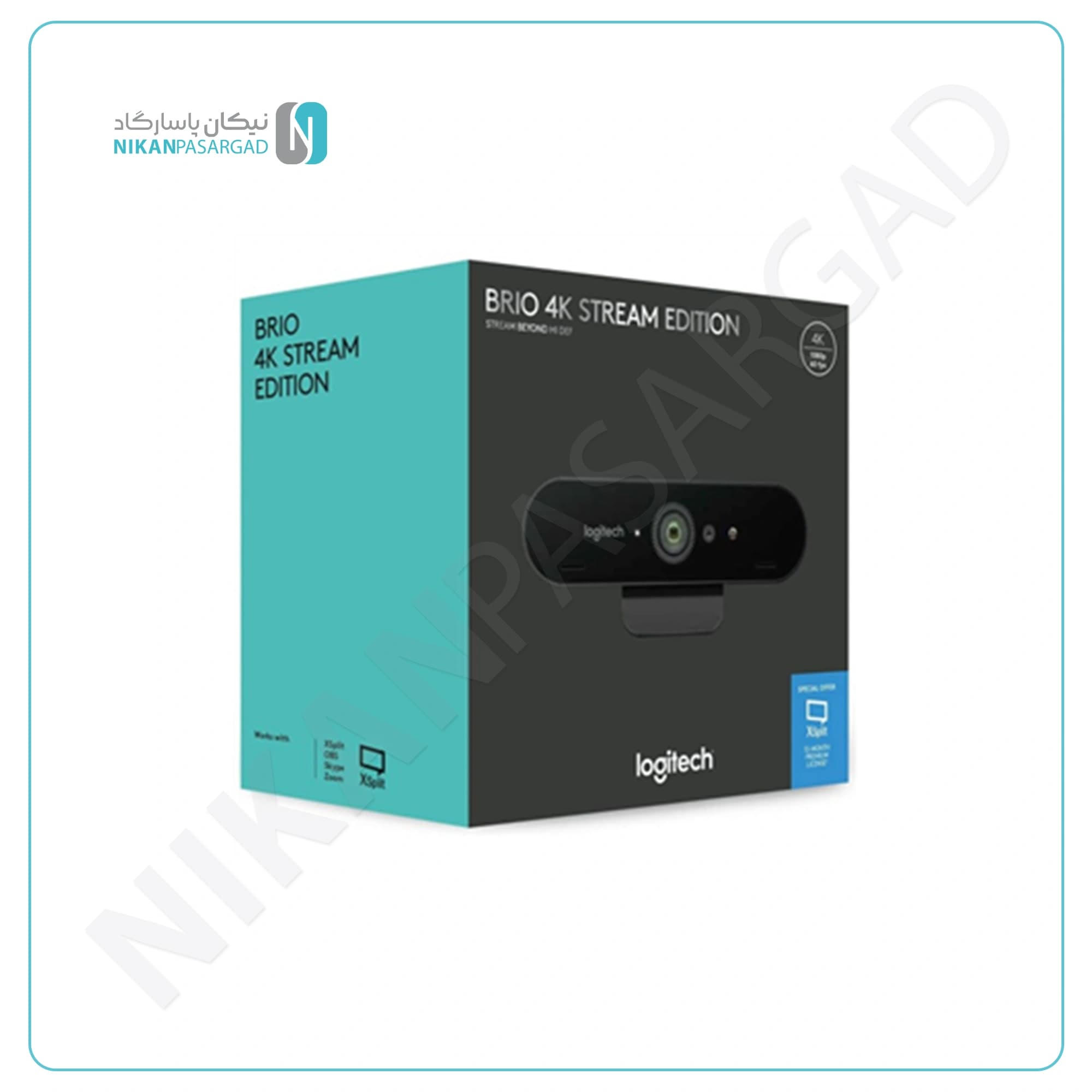 وبکم لاجیتک مدل Logitech BRIO 4k (جعبه باز) — تصویر ۳