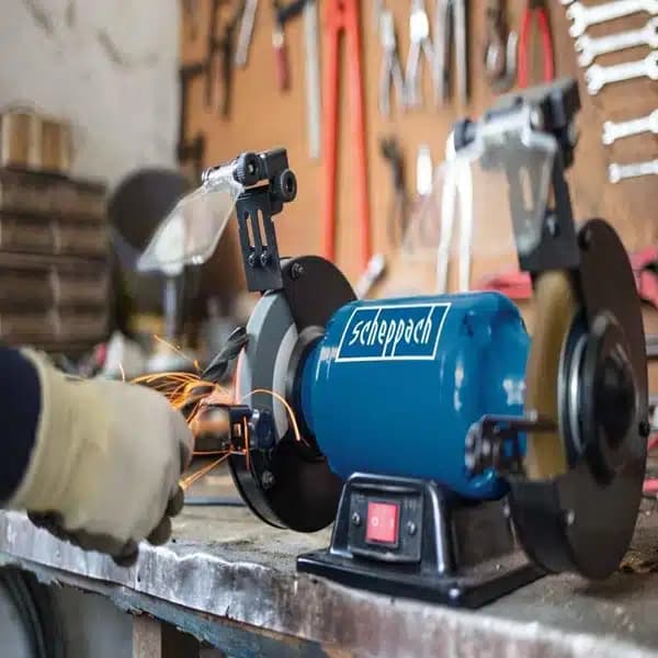 سنگ رومیزی 400 وات با فرچه شپخ SM150LB — تصویر ۳