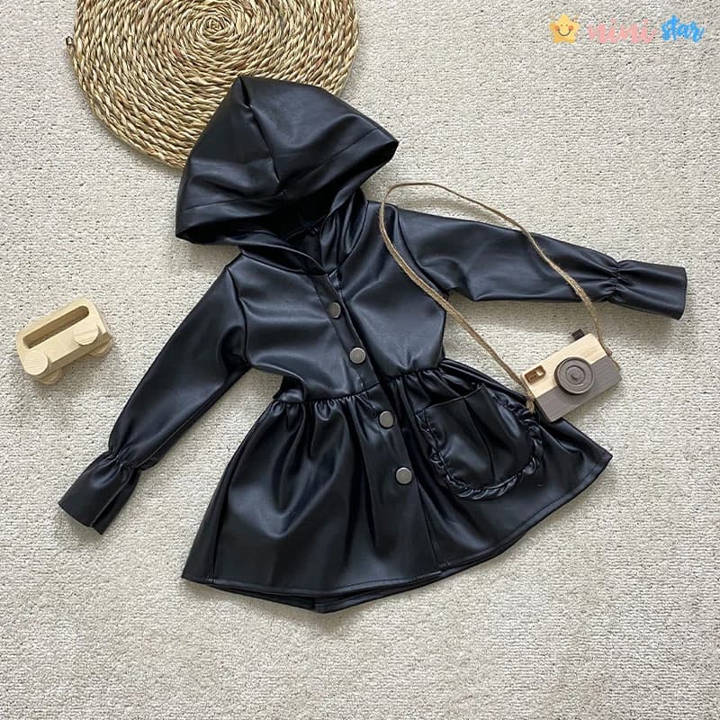 شنل چرم دخترانه 1.5 تا 5 سال