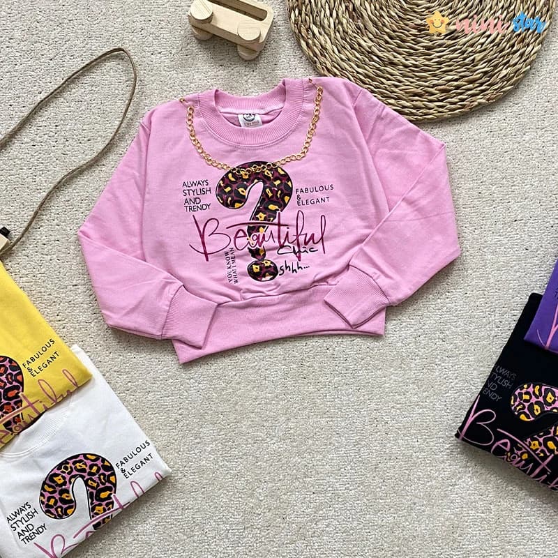 کراپ دخترانه پنبه 2 الی 9 سال — تصویر ۲