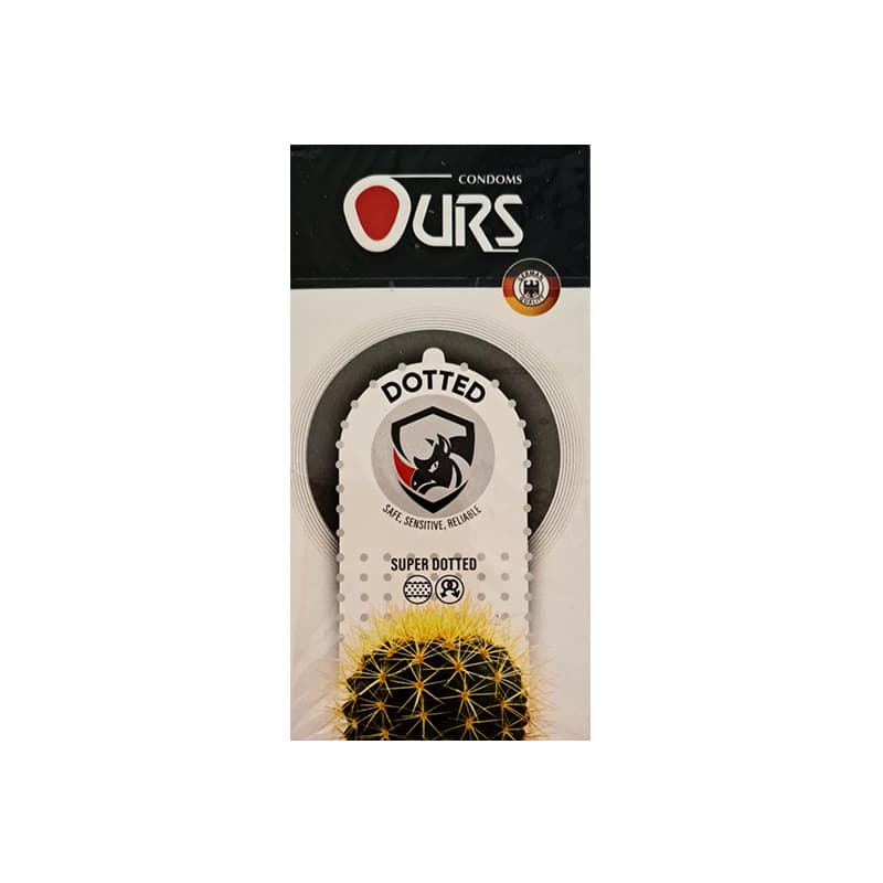کاندوم خاردار داتد اورس Ours Dotted بسته 12 عددی