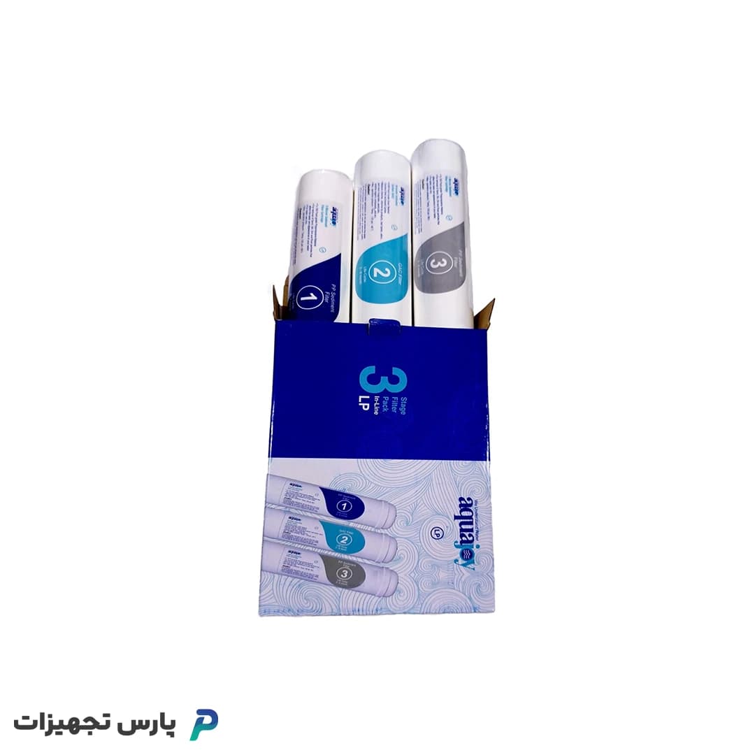 سری فیلترهای پیش تصفیه 3 عددی آکواجوی مدل LP — تصویر ۳