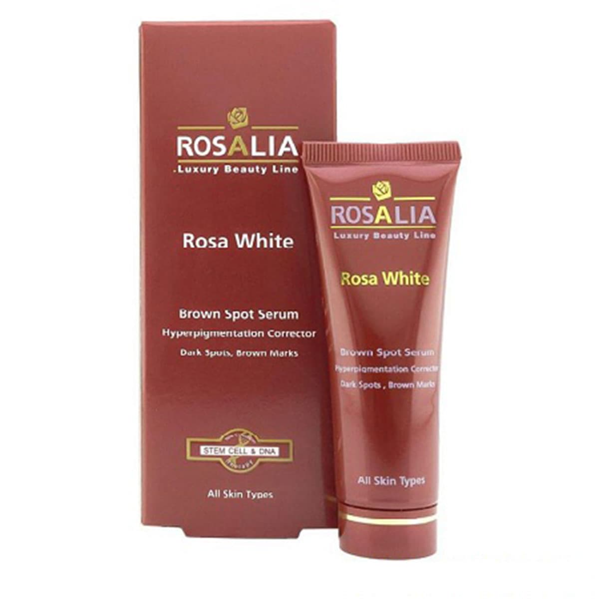 سرم پوست ضد لک و روشن کننده مدل Rosa White حجم 30 میلی لیتر رزالیا- ROSALIA — تصویر ۲