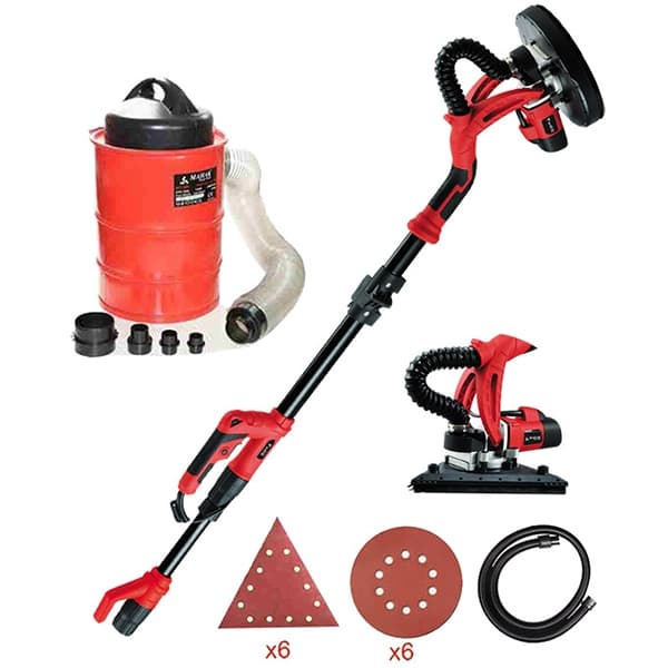 سنباده کناف محک دو سره با مکنده سطلی DWS-230D + DC-100