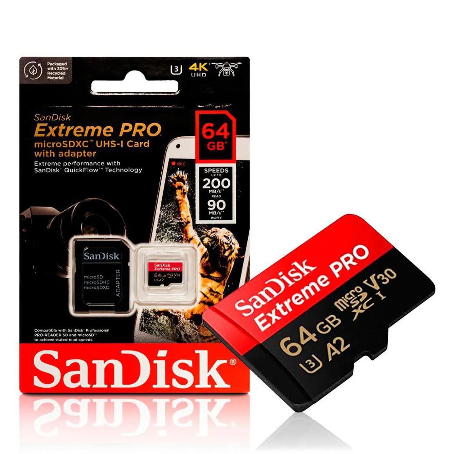 کارت حافظه SDXC سن دیسک کلاس 10 استاندارد ظرفیت 64 گیگابایت