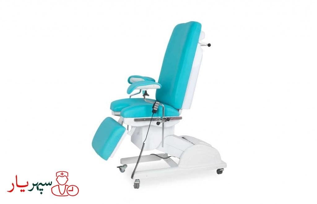 و مشخصات تخت ژنیکولوژی برقی دو موتوره مدل ag1029 — تصویر ۲