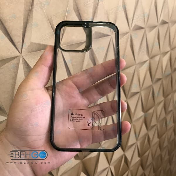 قاب گوشی آیفون 12 پرو مکس کاور پشت شفاف دور رنگی مدل Apple iPhone 12 Pro Max — تصویر ۳