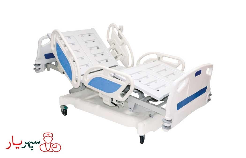 تخت ICU/CCU سه شکن تریم دار مدل AG1002