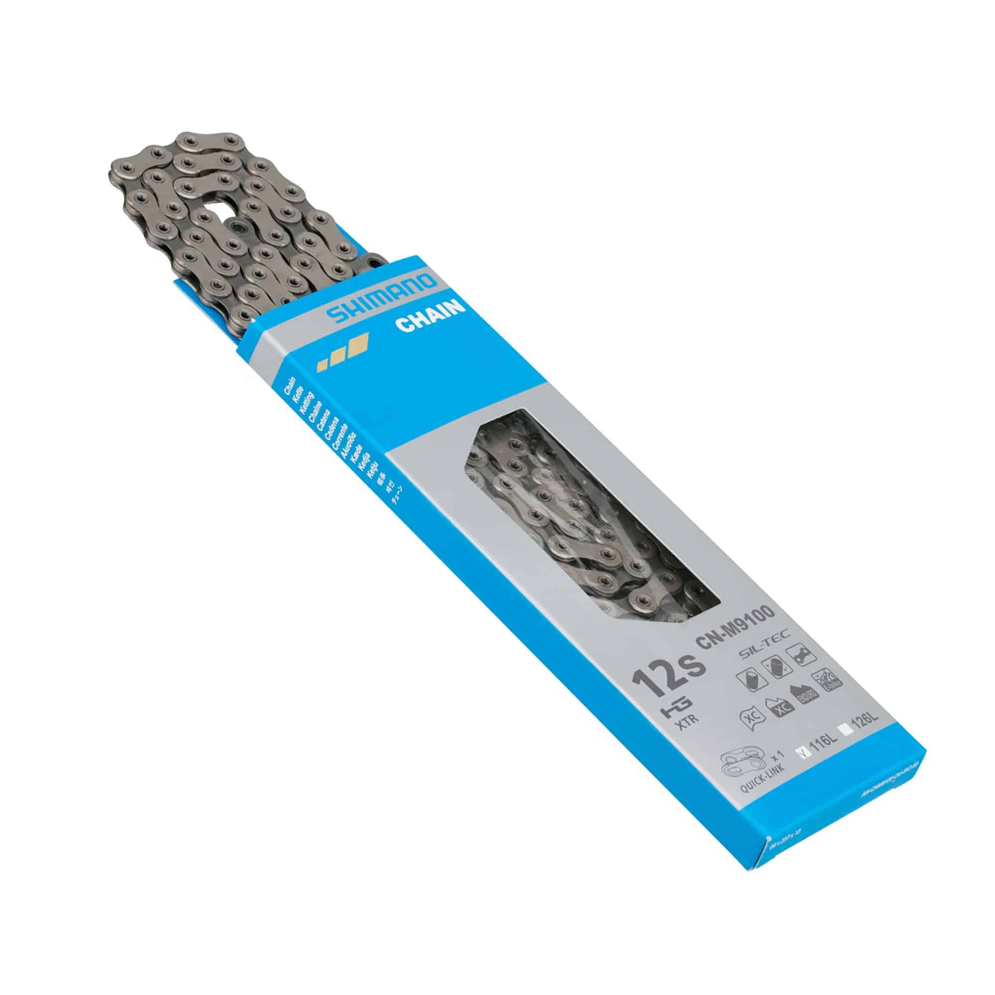 زنجیر 12 سرعته شیمانو SHIMANO XTR CN-M9100 — تصویر ۲