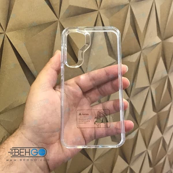 قاب گوشی سامسونگ A55 کاور پشت شفاف دور رنگی مدل Samsung Galaxy A55 5G — تصویر ۳