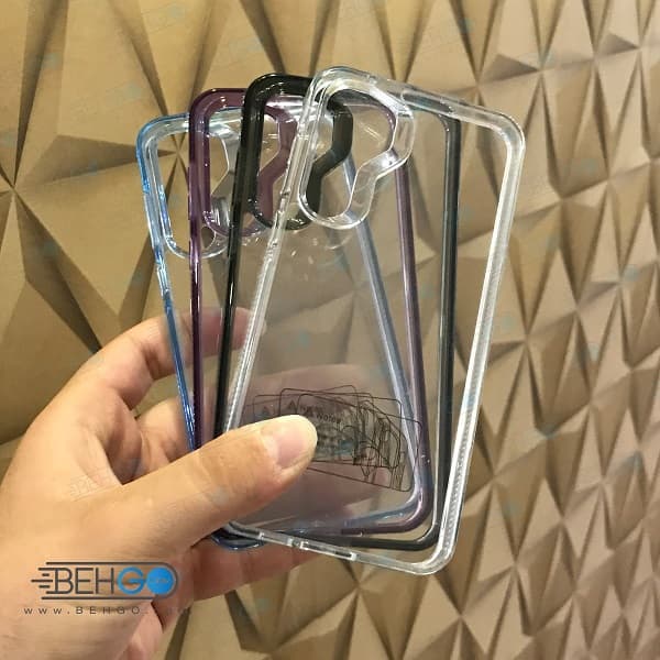 قاب گوشی سامسونگ A55 کاور پشت شفاف دور رنگی مدل Samsung Galaxy A55 5G — تصویر ۲
