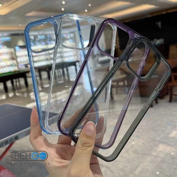 قاب گوشی سامسونگ A55 کاور پشت شفاف دور رنگی مدل Samsung Galaxy A55 5G — تصویر ۸