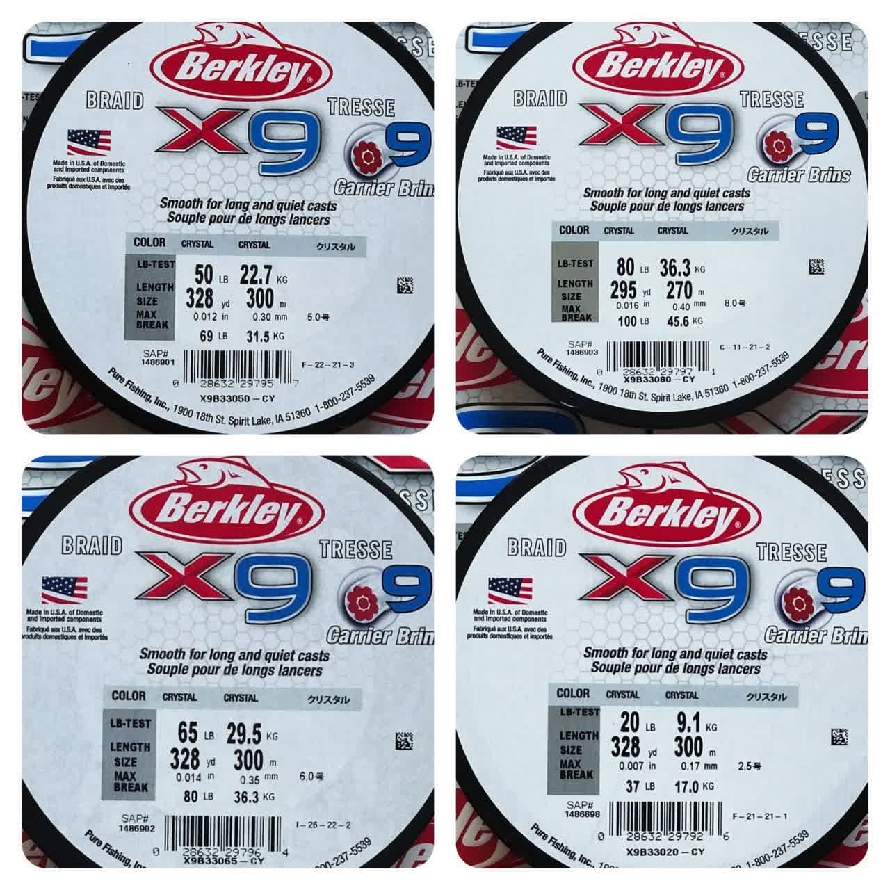 نخ براید برکلی Berkley X9 Braided Line — تصویر ۴