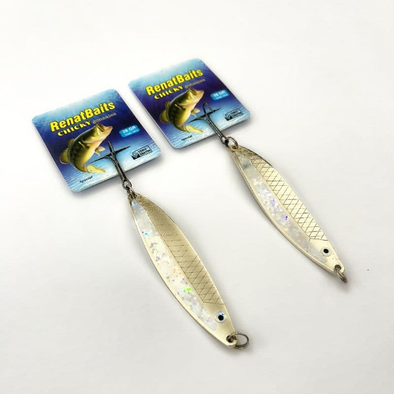 قاشقک 28 گرم RenatBaits نقره ای
