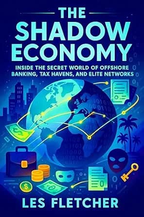 و دانلود نسخه کامل کتاب زبان اصلی The Shadow Economy: Inside the Secret World of Offshore Banking, Tax Havens, and Elite Networks – Exposing Covert Financial Networks, Hidden Wealth &