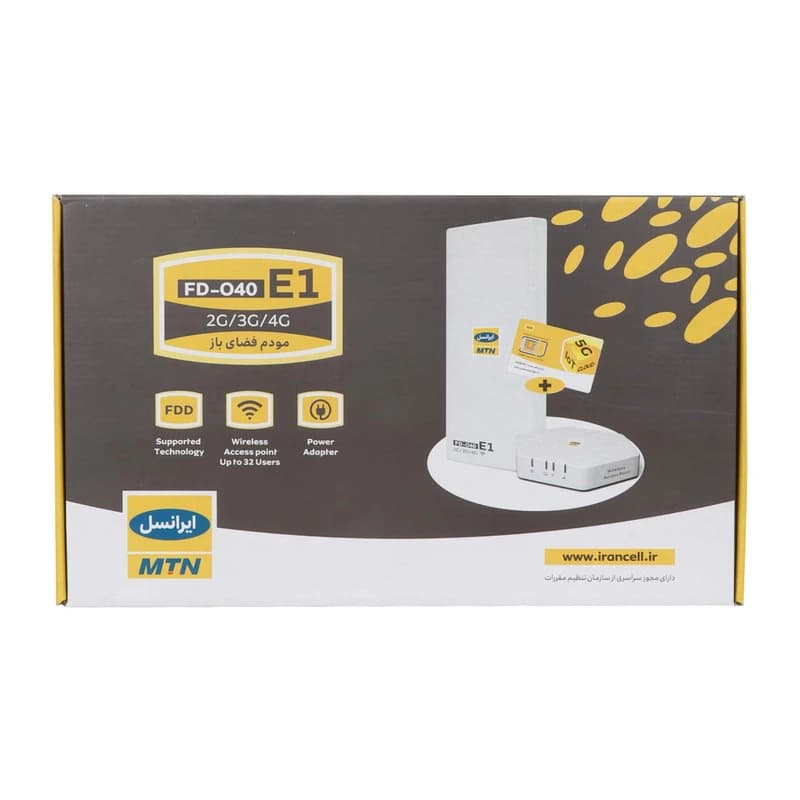 مودم فضای باز 3G/4G ایرانسل مدل FD-O40 E1