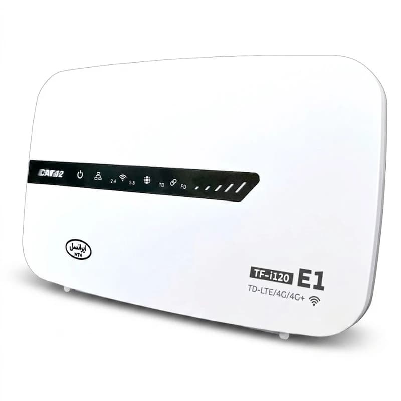 مودم ایرانسل 4G مدل TF-i120 E1 با فناوری LTE Cat 12