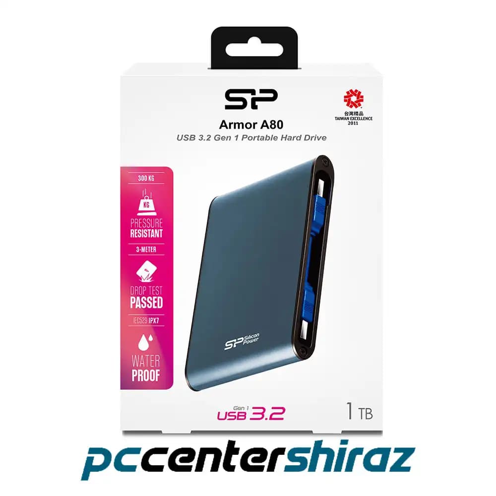 هارد دیسک اکسترنال سیلیکون پاور 1 ترابایت مدل 1TB SILICON POWER A80 — تصویر ۴