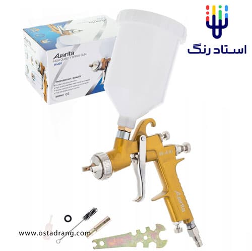 پیستوله حرفه ای آوریتا مدل Auarita Spraygun W-400 سوزن 1/7