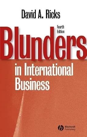 و دانلود نسخه کامل کتاب زبان اصلی Blunders in International Business PDF | دانلود کتاب خارجی