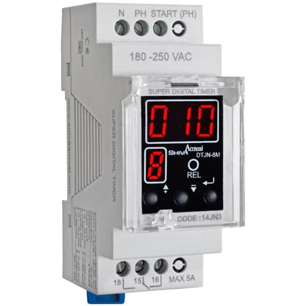 سوپر تایمر دیجیتال سری N مدل DTJN-8M – 14JN3 شیوا امواج