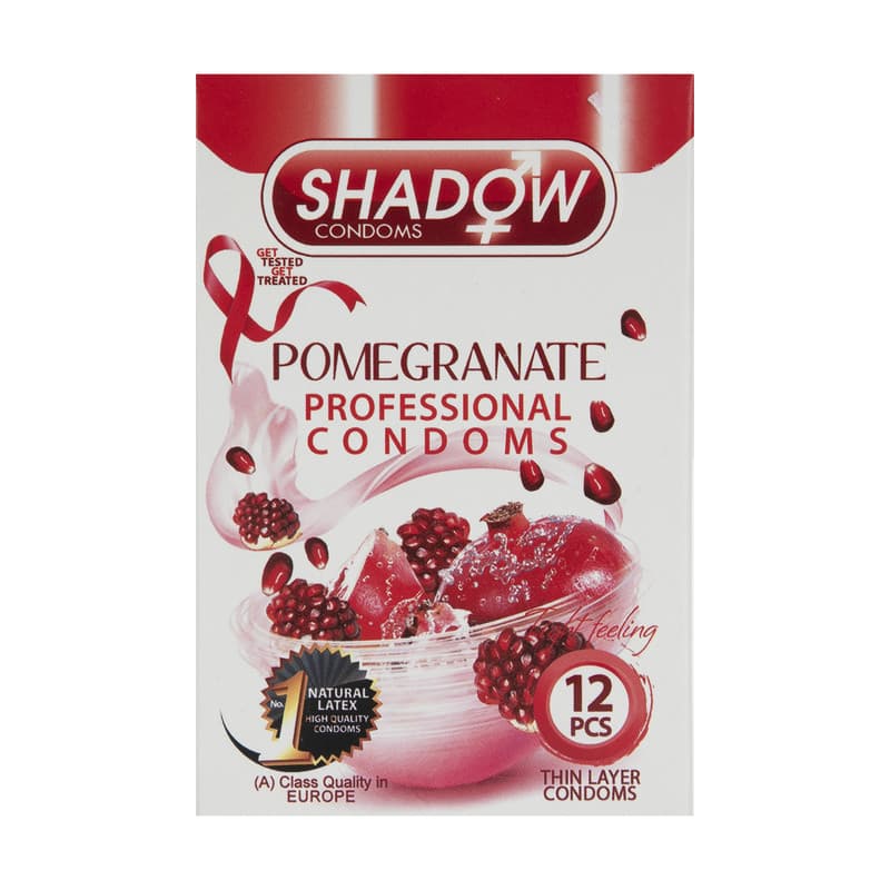کاندوم 12 عددي انار Pomegranate شادو