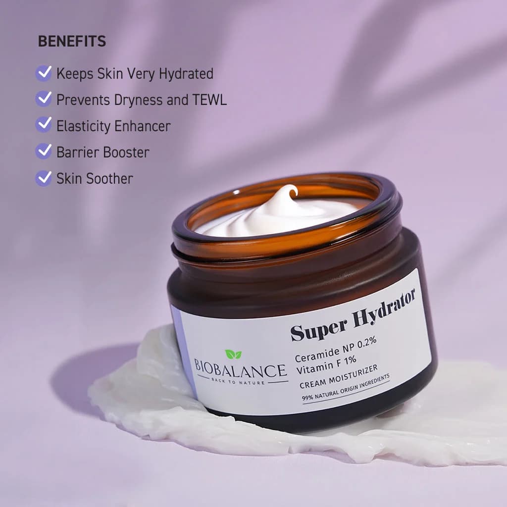 سوپر کرم آبرسان مرطوب کننده بایوبالانس حاوی (سرامید و ویتامین F) biobalance-super-hydrator-cream-ceramide-vitamin-f 50 — تصویر ۶