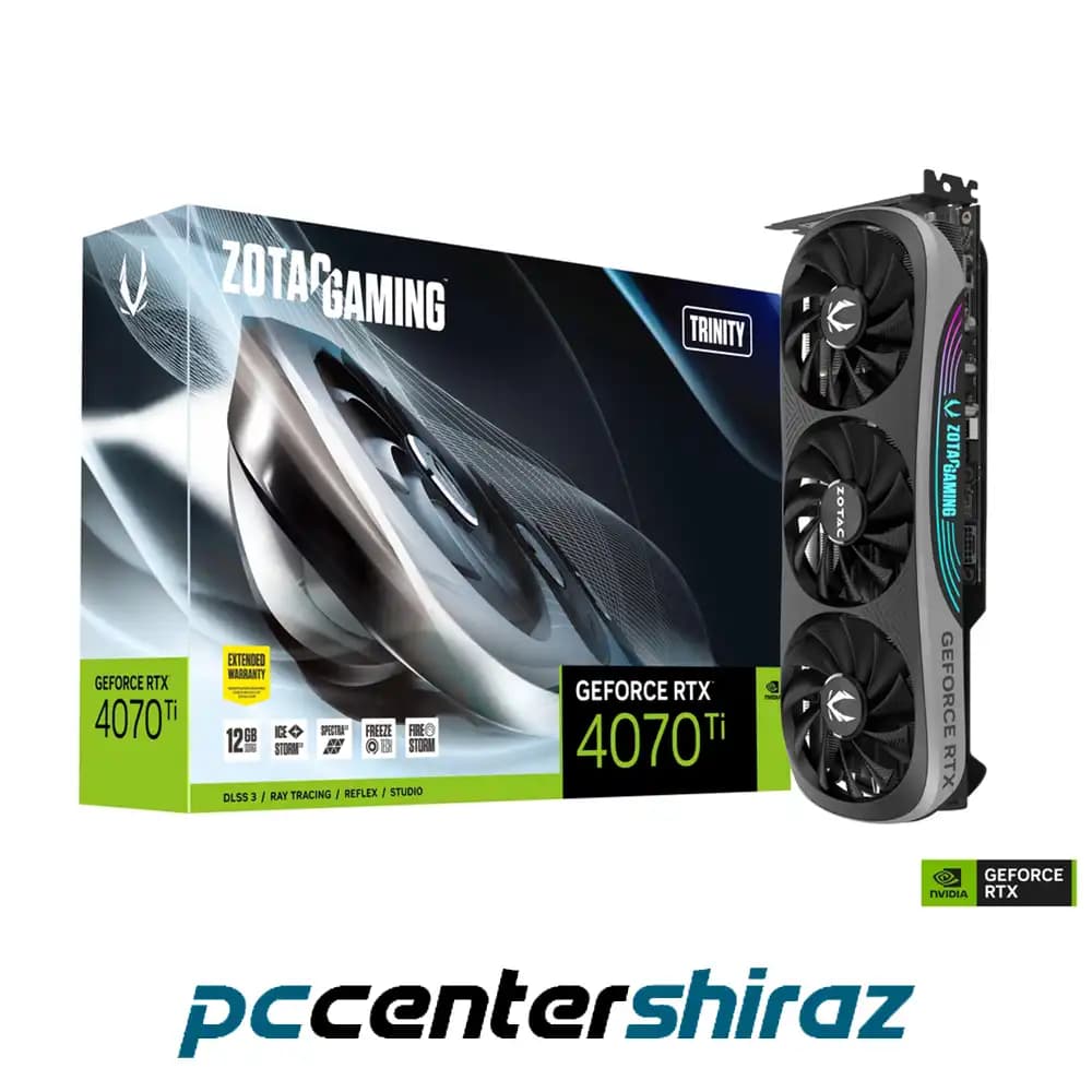 کارت گرافیک زوتک مدل ZOTAC GAMING GeForce RTX 4070 Ti Trinity 12G