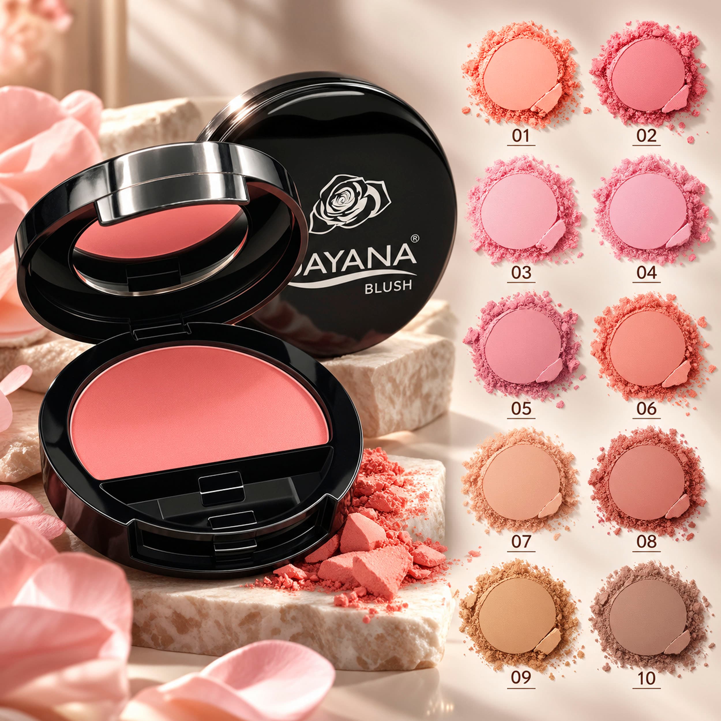 رژگونه دایانا مدل Matte شماره 04 — تصویر ۴