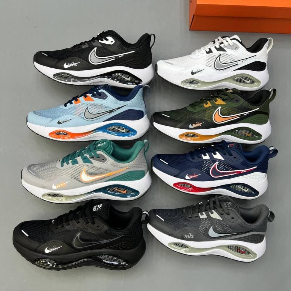 کفش نایک ایر زوم وینفلو V2 سبز لجنی Nike Winflo V2 Green Olive — تصویر ۲