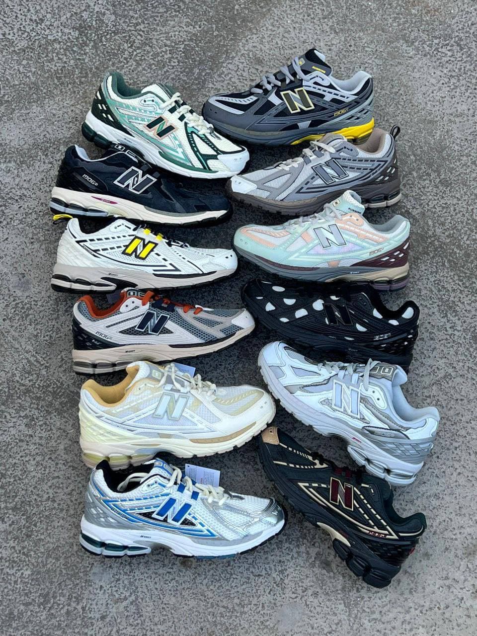 کفش نیوبالانس 1906 کرم مشکی New Balance 1906 Cream Black — تصویر ۲