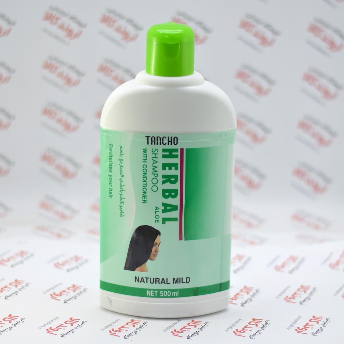 شامپو نرم کننده گیاهی آلوئه ورا تانشو Tancho Herbal Aloe Shampoo with Conditioner (500ml) — تصویر ۲