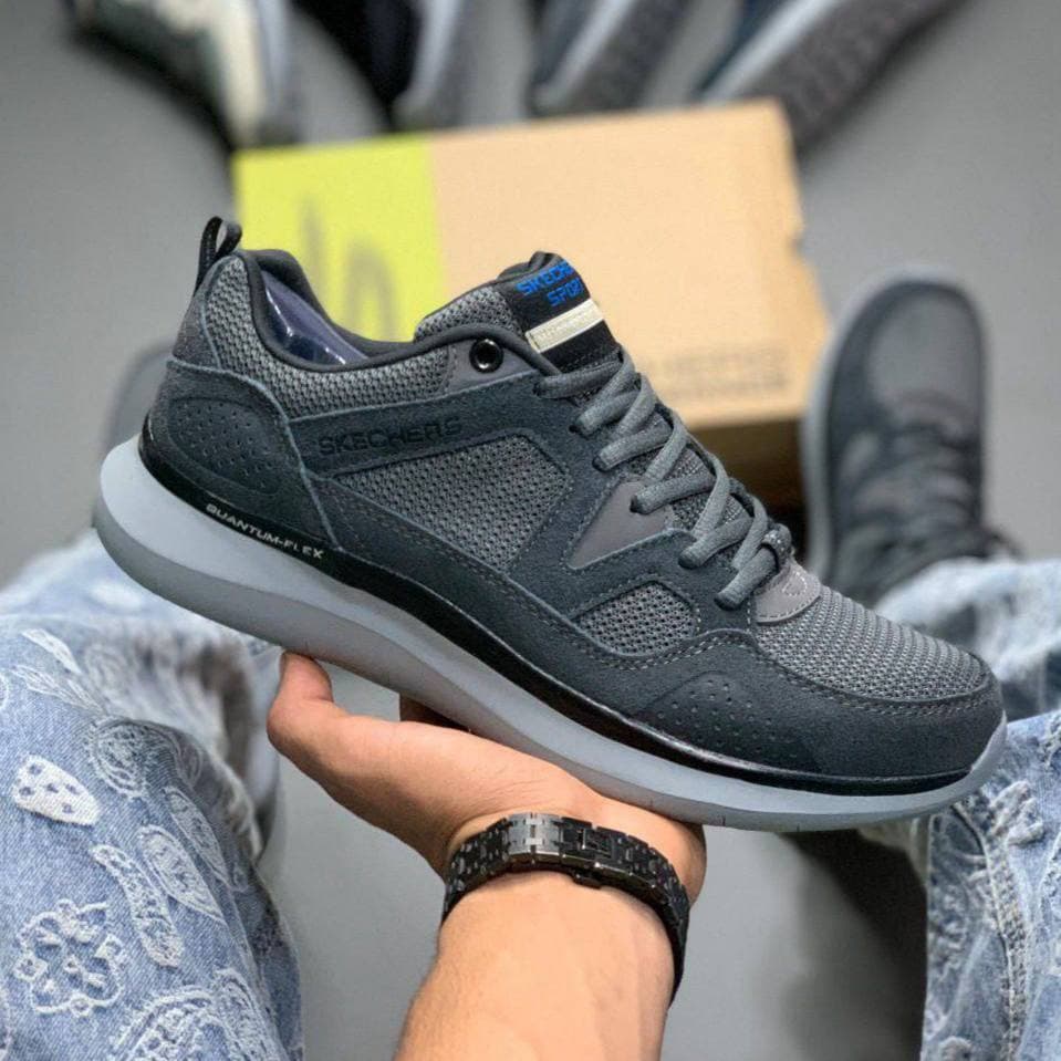 کفش اسکیچرز کوانتوم فلکس خاکستری Skechers Quantum Flex Gray — تصویر ۲