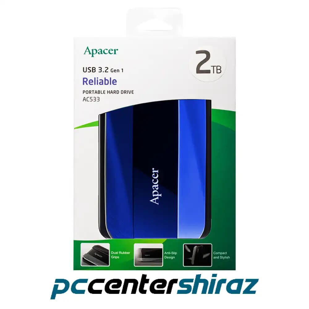 هارد اکسترنال اپیسر 2 ترابایت مدل 2T APACER AC533 — تصویر ۸