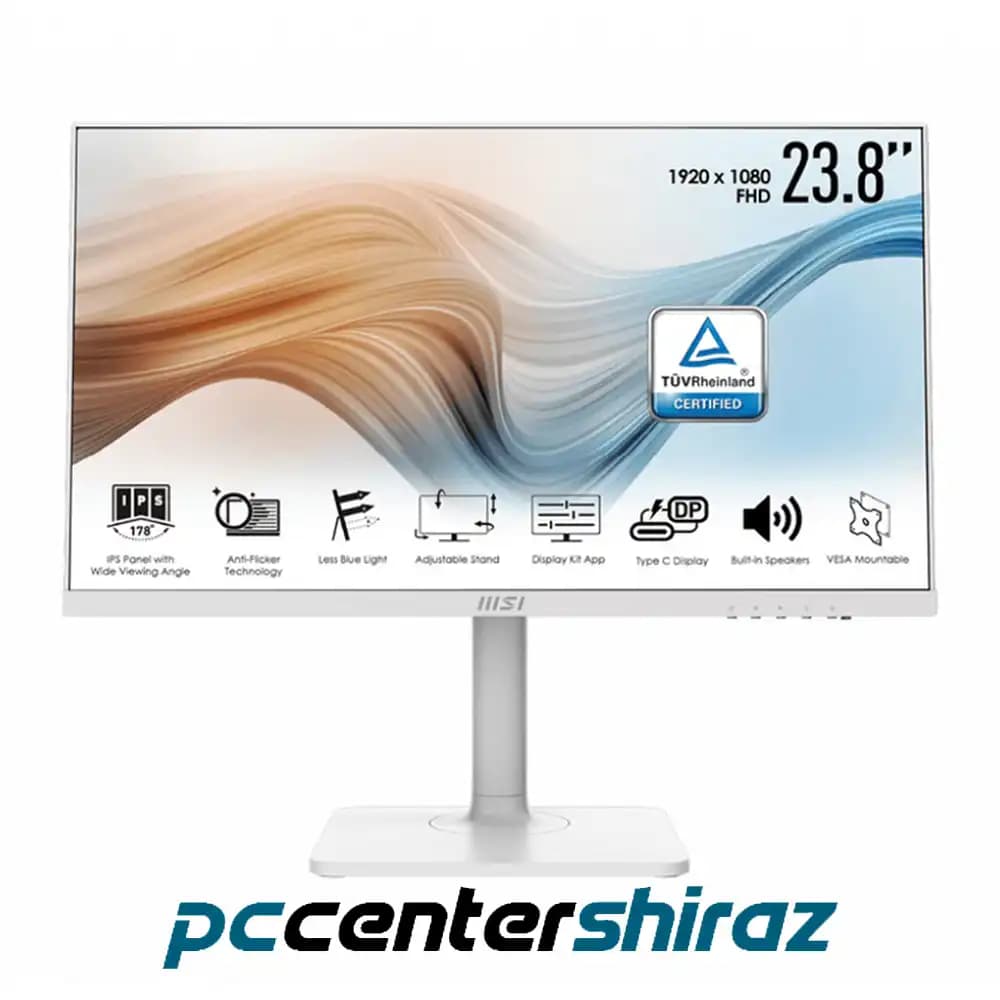 مانیتور ام اس آی سایز 24 اینچ مدل MSI Modern MD241PW