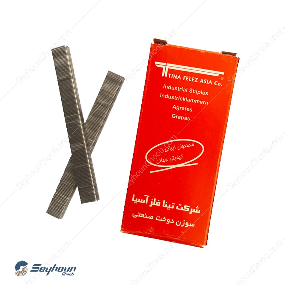 سوزن منگنه 13/8 برند تینا فلز 3600*25
