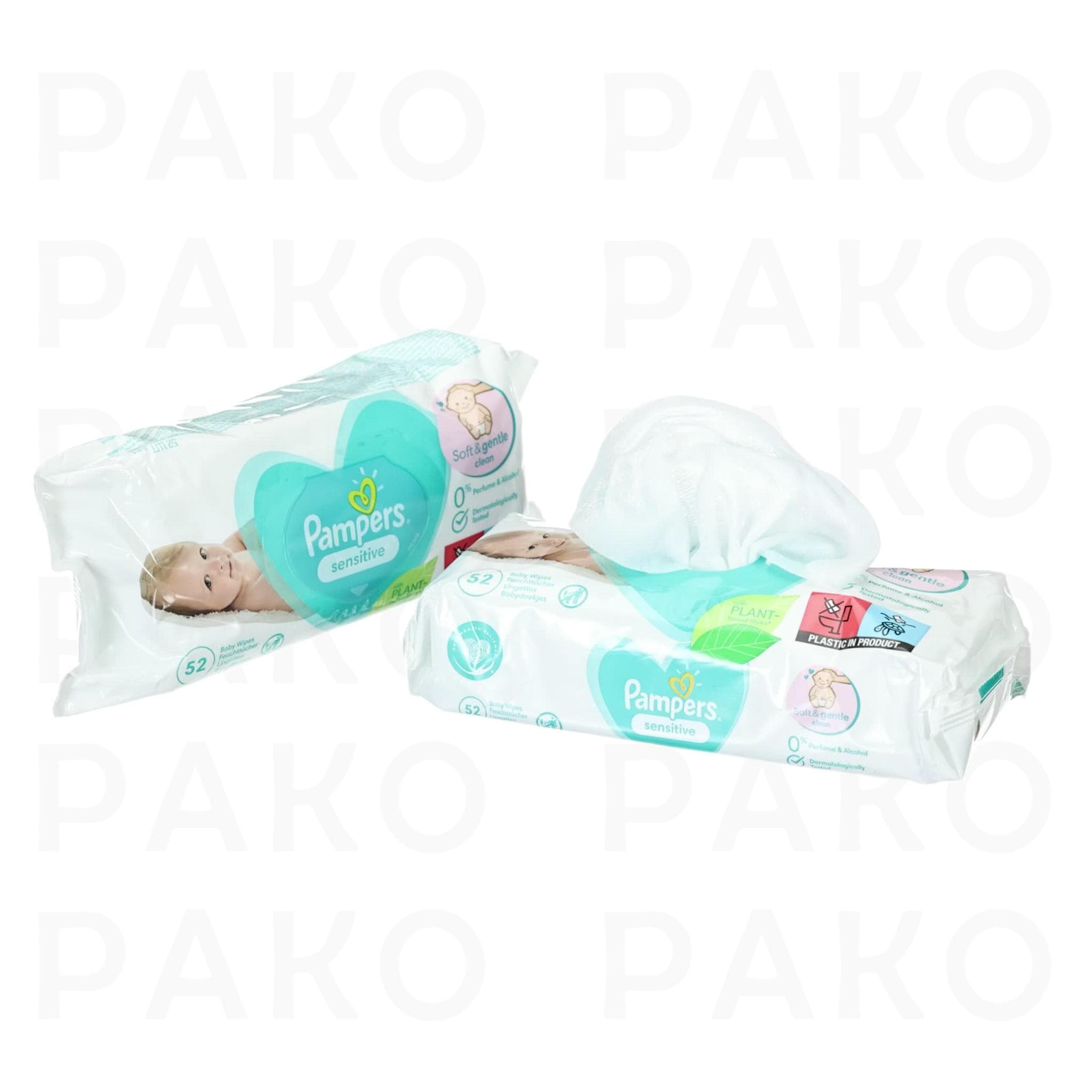 دستمال مرطوب بچه پمپرز Pampers Sensitive Baby — تصویر ۲