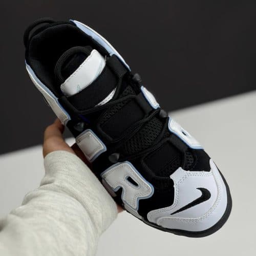 کفش نایک ایر مور آپتمپو مشکی سفید Nike Air More Uptempo Black White — تصویر ۴