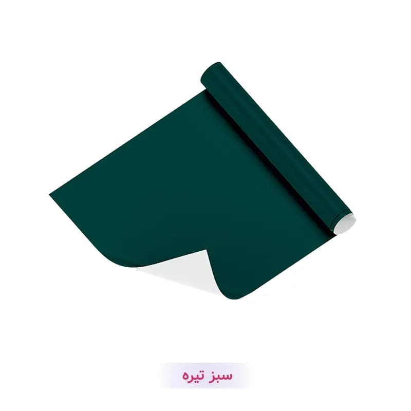 کاغذ کادو طرح تک رنگ سبز تیره