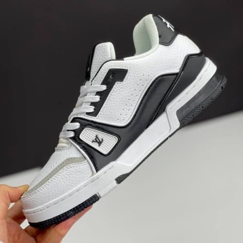کفش لویی ویتون نایک مشکی سفید Louis Vuitton x Nike Black White — تصویر ۲